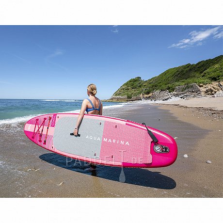 SUP AQUA MARINA CORAL 10'2" RASPBERRY Modell 2023 - aufblasbares Stand Up Paddle Board