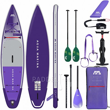 SUP AQUA MARINA CORAL TOURING 11'6" NIGHT FADE Modell 2023 - aufblasbares Stand Up Paddle Board