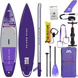 SUP AQUA MARINA CORAL TOURING 11'6" NIGHT FADE Modell 2023 - aufblasbares Stand Up Paddle Board