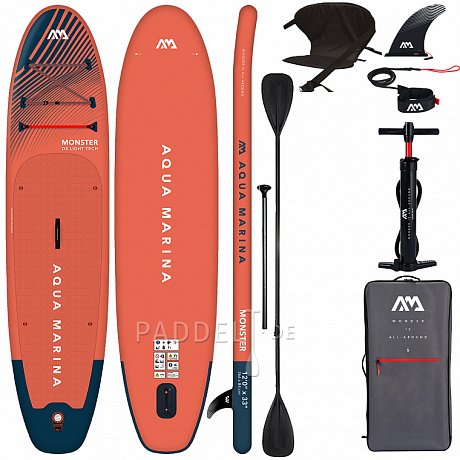 SUP AQUA MARINA MONSTER 12'0" Modell 2023 - aufblasbares Stand Up Paddle Board