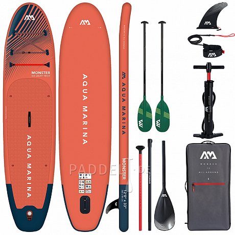 SUP AQUA MARINA MONSTER 12'0" Modell 2023 - aufblasbares Stand Up Paddle Board