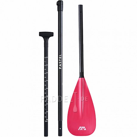 Paddel AQUA MARINA PASTEL rosa - 3-teiliges verstellbares SUP Paddel