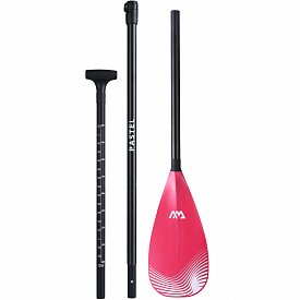 Paddel AQUA MARINA PASTEL rosa - 3-teiliges verstellbares SUP Paddel