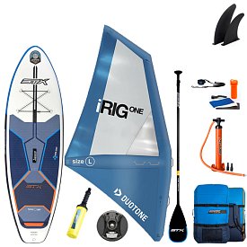 SUP STX Hybrid Junior Cruiser 8' mit Paddel incl. aufblasbarem Segel - aufblasbares Stand Up Paddle Board und WindSUP