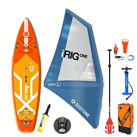 ZRAY F1 FURY 10'4 WindSUP incl. aufblasbarem Segel - aufblasbares Stand Up Paddle Board, Windsurfboard