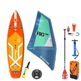 ZRAY F1 FURY 10'4 WindSUP incl. aufblasbarem Segel - aufblasbares Stand Up Paddle Board, Windsurfboard