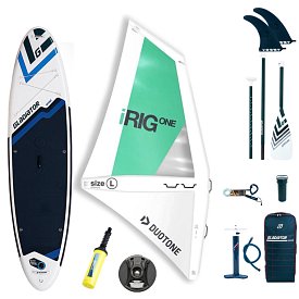 SUP GLADIATOR WindSUP 10'7 SC incl. aufblasbarem Segel - aufblasbares Stand Up Paddle Board mit Windsurf-Option