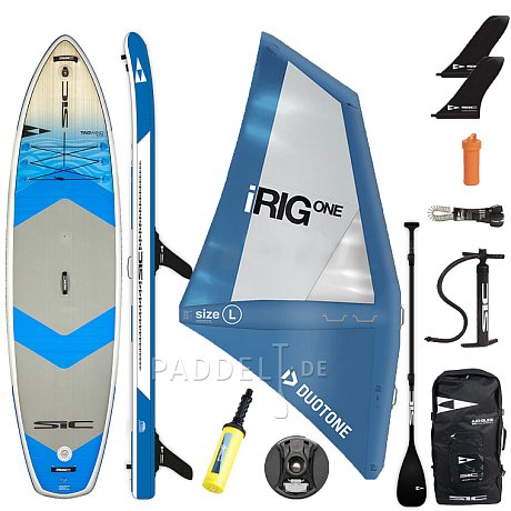 SUP SIC MAUI TAO AIR-GLIDE WIND 10'6 x 32'' incl. aufblasbarem Segel - aufblasbares Stand Up Paddle Board mit Windsurf-Option