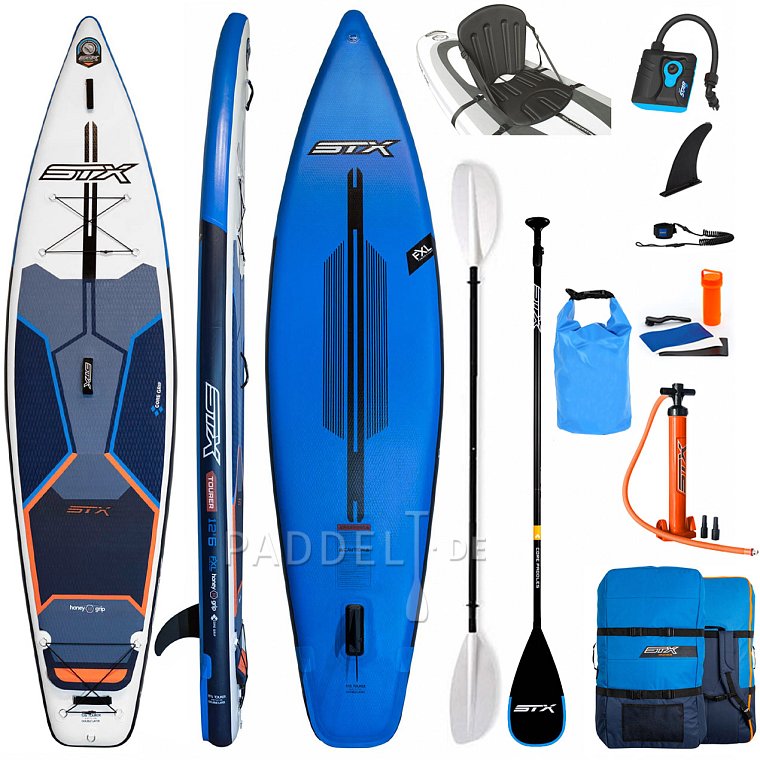 SUP STX Tourer 12'6 x 32 x 6 mit Paddel - aufblasbares Stand Up Paddle Board