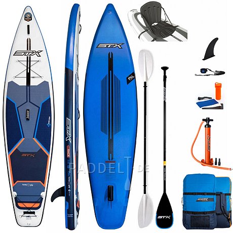 SUP STX Race 12'6''x30''x6'' mit Paddel - aufblasbares Stand Up Paddle Board