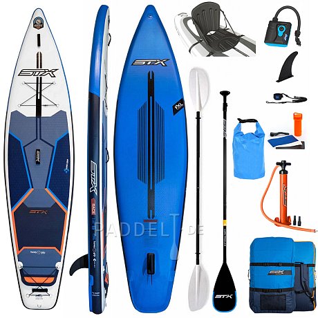 SUP STX Race 12'6''x30''x6'' mit Paddel - aufblasbares Stand Up Paddle Board