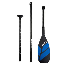 GLADIATOR ELITE BLUE Karbon 3-teiliges verstellbares SUP Paddel