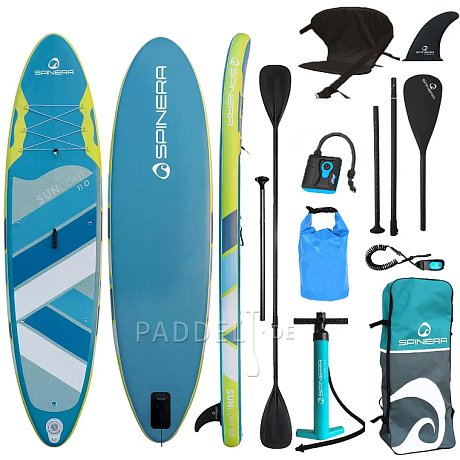 SUP SPINERA Sun Light 11'0 - aufblasbares Stand Up Paddle Board