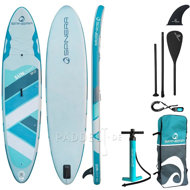 SUP SPINERA Sun Light 12'0 - aufblasbares Stand Up Paddle Board