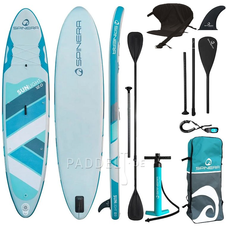 SUP SPINERA Sun Light 12'0 - aufblasbares Stand Up Paddle Board