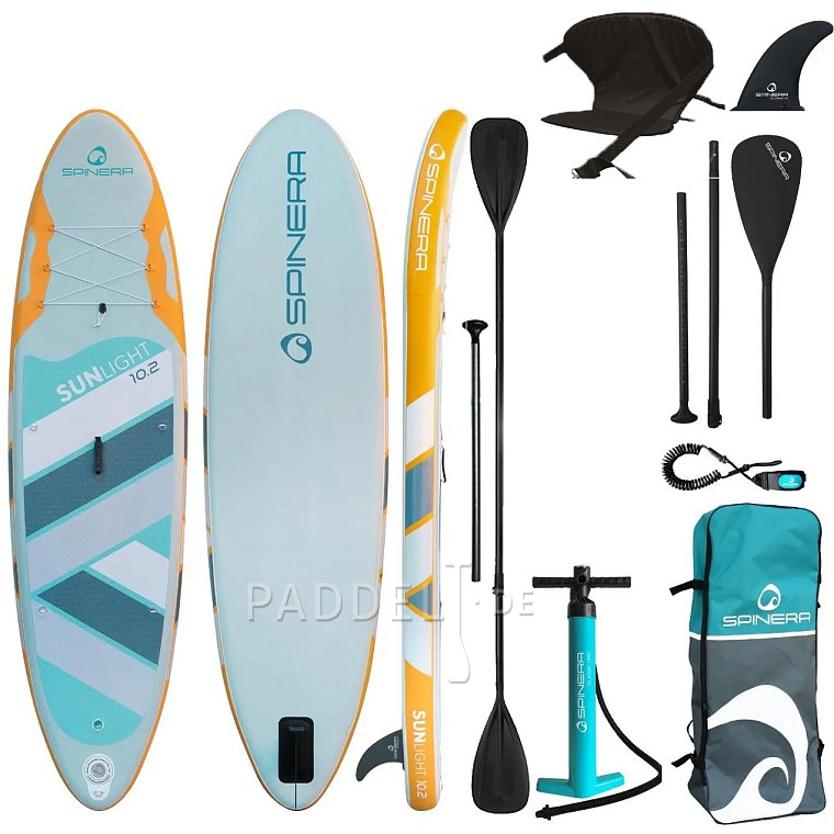 SUP SPINERA Sun Light 10'2 - aufblasbares Stand Up Paddle Board