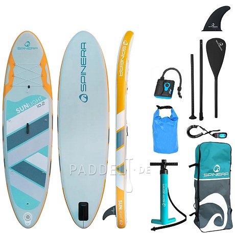 SUP SPINERA Sun Light 10'2 - aufblasbares Stand Up Paddle Board