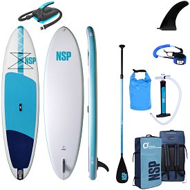 SUP NSP 10’6 O2 Allrounder LT - aufblasbares Stand Up Paddle Board