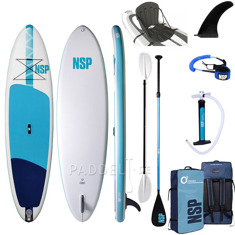 SUP NSP 10’6 O2 Allrounder LT - aufblasbares Stand Up Paddle Board