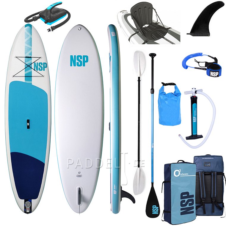 SUP NSP 10’6 O2 Allrounder LT - aufblasbares Stand Up Paddle Board