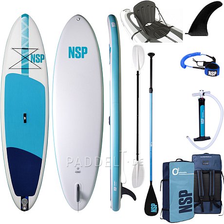SUP NSP 12’6 O2 Allrounder LT - aufblasbares Stand Up Paddle Board