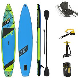 SUP HYDRO FORCE AQUA EXCURSION 12'6'' mit Paddel - aufblasbares Stand Up Paddle Board