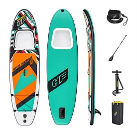 SUP HYDRO FORCE Breeze Panorama 10' Allround mit Paddel - aufblasbares Stand Up Paddle Board