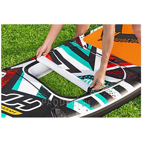 SUP HYDRO FORCE Breeze Panorama 10' Allround mit Paddel - aufblasbares Stand Up Paddle Board