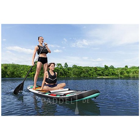 SUP HYDRO FORCE Breeze Panorama 10' Allround mit Paddel - aufblasbares Stand Up Paddle Board