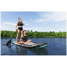 SUP HYDRO FORCE Breeze Panorama 10' Allround mit Paddel - aufblasbares Stand Up Paddle Board