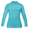 T-Shirt Damen PADDLEBOARDING LIGHT BLUE lycra langarm