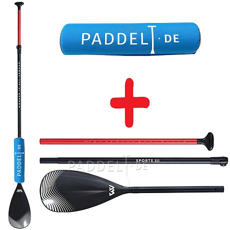 Set - Paddel Aqua Marina Sport III Modell 2023 + Floater