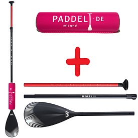 Set - Paddel Aqua Marina Sport III Modell 2023 + Floater