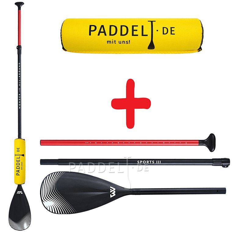 Set - Paddel Aqua Marina Sport III Modell 2023 + Floater