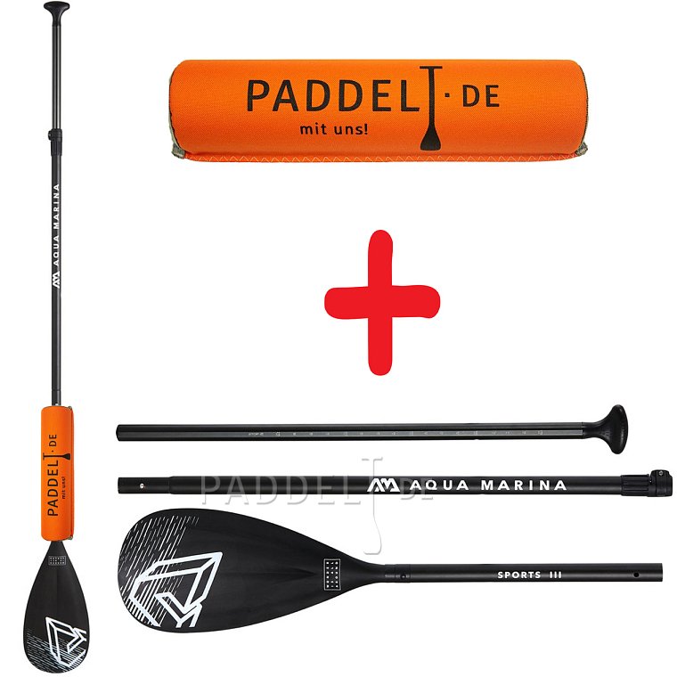 Set - Paddel Aqua Marina Sport III + Floater