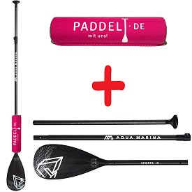 Set - Paddel Aqua Marina Sport III + Floater