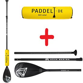 Set - Paddel Aqua Marina Sport III + Floater