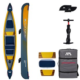 Kanu AQUA MARINA Tomahawk AIR-C Modell 2024 - aufblasbares Kanu 3-Personen