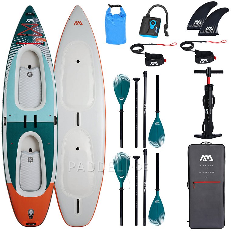 AQUA MARINA CASCADE 13'2 aufblasbares Kajak und SUP Board Modell 2024