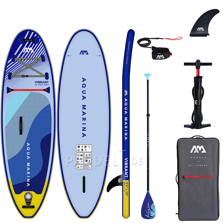 SUP AQUA MARINA VIBRANT 8'0 Modell 2024 - aufblasbares Stand Up Paddle Board