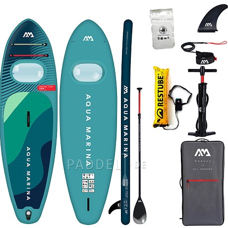 SUP AQUA MARINA Supertrip View 11'2 Modell 2024 - aufblasbares Stand Up Paddle Board