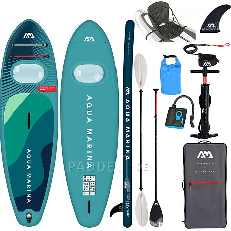 SUP AQUA MARINA Supertrip View 11'2 Modell 2024 - aufblasbares Stand Up Paddle Board