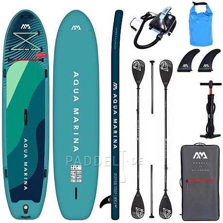SUP AQUA MARINA Supertrip 12'6 Modell 2025 - aufblasbares Stand Up Paddle Board