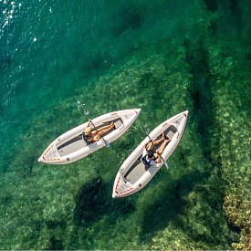 Kajak AQUA MARINA HALVE - aufblasbares Kajak 2 Personen