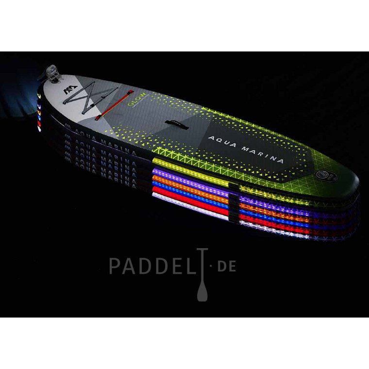 SUP AQUA MARINA GLOW 10'4 - aufblasbares leuchtendes Stand Up Paddle Board