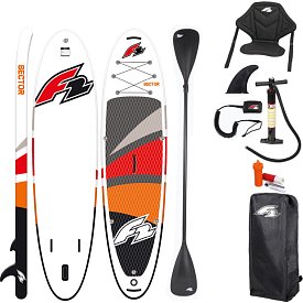 SUP F2 SECTOR 11'5 COMBO RED/ORANGE Modell 2025 - aufblasbares Stand Up Paddle Board