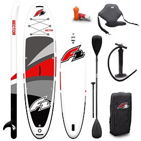SUP F2 SECTOR 12'2 COMBO RED/ORANGE - aufblasbares Stand Up Paddle Board