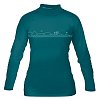 T-Shirt Damen PADDLEBOARDING PETROL Lycra langarm