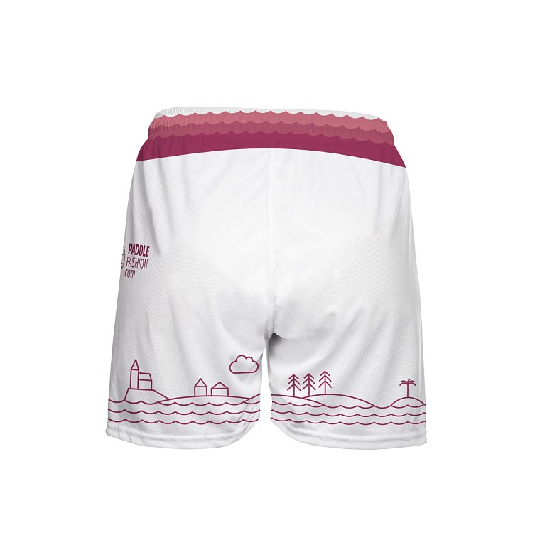 Shorts Damen PADDLEBOARDING PINK lose