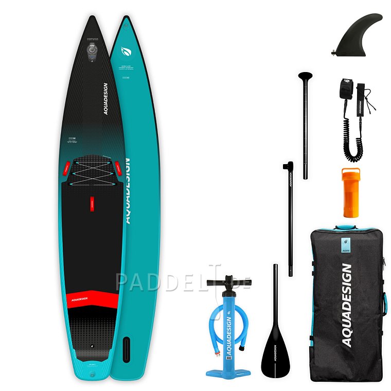 SUP AQUADESIGN Air Swift 12'6 - aufblasbares Stand Up Paddle Board